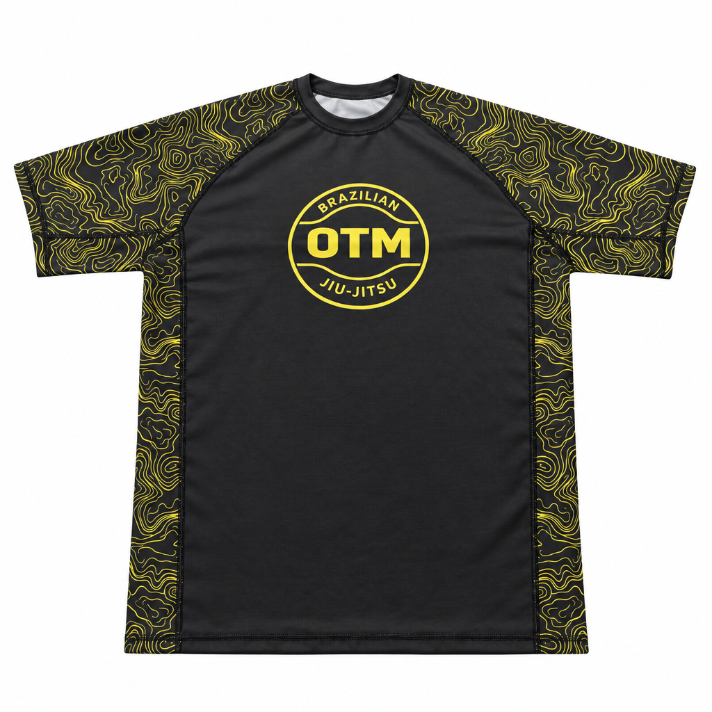 Rashguard preserving the original shape on a white background