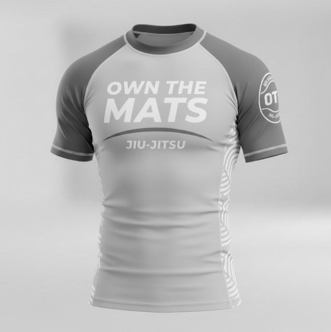 OTM BJJ FLOW GREY RASHGUARD